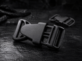 Black 25 mm side-release buckle for RIPPER sailing covers, bags and straps