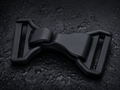 Black reinforced  snap hook for RIPPER sailing covers, bags and transport straps