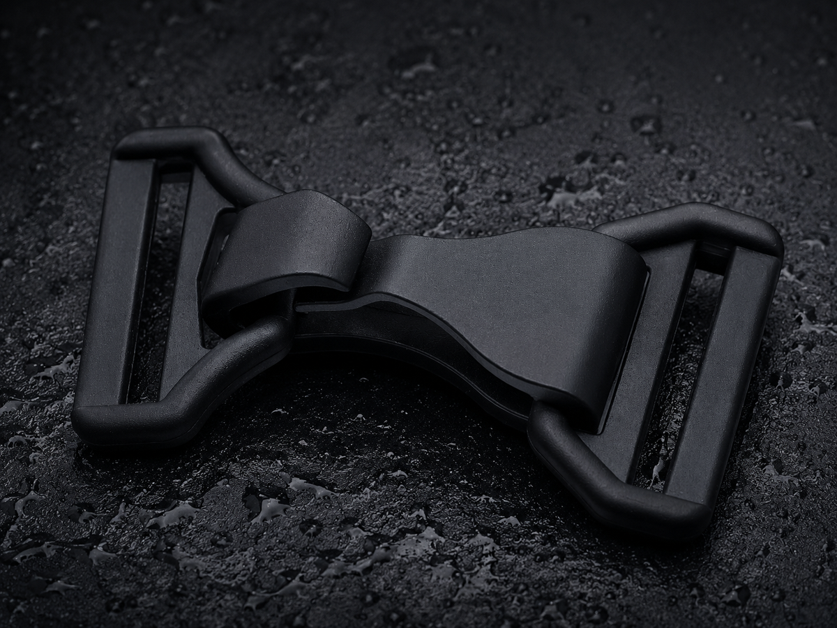 Black reinforced  snap hook for RIPPER sailing covers, bags and transport straps